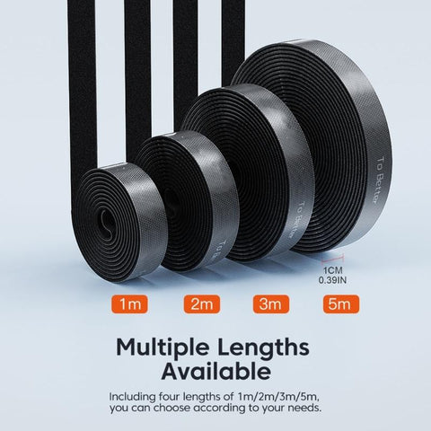 1/2/3/5M Cable Organizer Wire Winder ties Earphone Mouse Cord Management USB Charger-PA00854-Veeddydropshipping