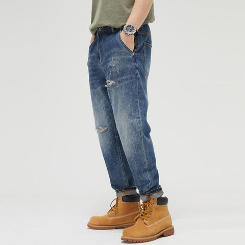 Autumn Mens Casual Cotton Long Pants-MF00535-Veeddydropshipping