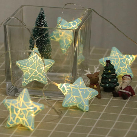 LED String Fairy Lights Garland Patio Crack Star Lamp Chain Christmas-TI00925-Veeddydropshipping