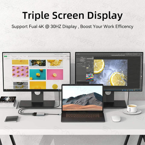 HDMI Dual Screen Expansion Type C Docking Station-CO00044-Veeddydropshipping