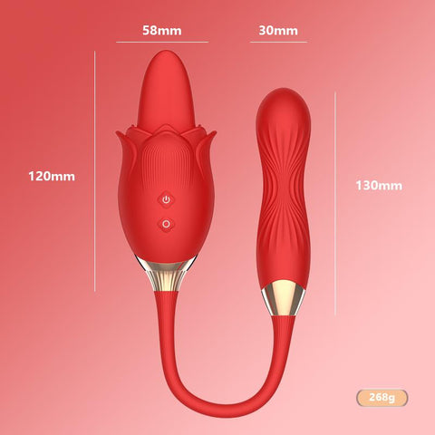 Detachable Rose Toy Vibrator for Women G Spot Vibrator Clitoral Stimulator -BH01310-Veeddydropshipping