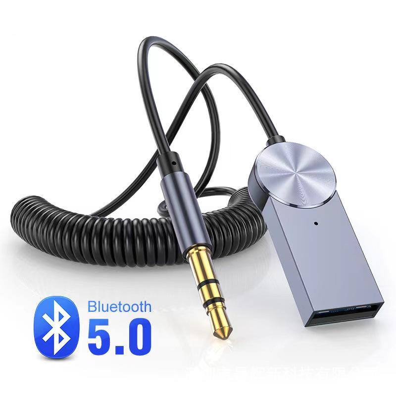 Bluetooth Aux Adapter Dongle USB To 3.5mm Jack Car Audio Aux Bluetooth -CE01253-Veeddydropshipping
