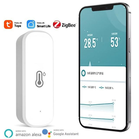 TUYA Wifi Temperature Humidity Sensor Detector Indoor Wireless Hygrometer-TI01029-Veeddydropshipping