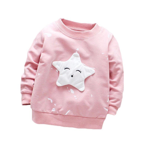 Cotton T-shirt With Long Sleeves Cartoon T-shirts For Boys O-neck Top Baby-Veeddydropshipping-2