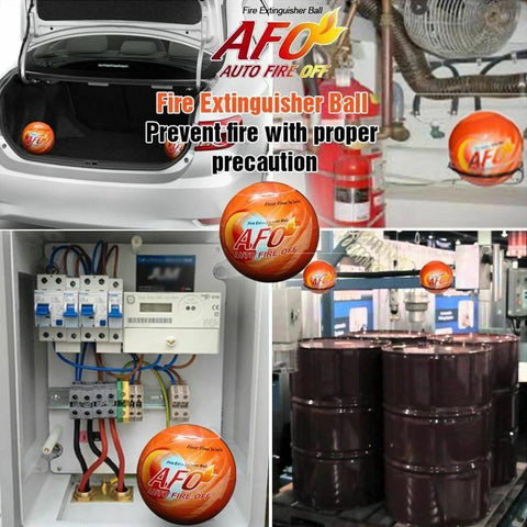 Fire Extinguisher Ball  With Mount Bracket-CO00625-Veeddydropshipping