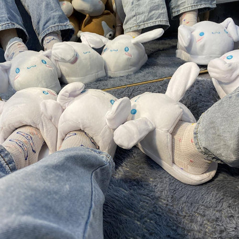 Bag Will Move The Ear Slippers Autumn And Winter-BS01277-Veeddydropshipping