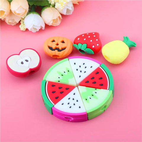 Free Shipping Cartoon Fruit  Cable Protector Anti-Break For IPhone Usb Cable Holder-PA00949-Veeddydropshipping