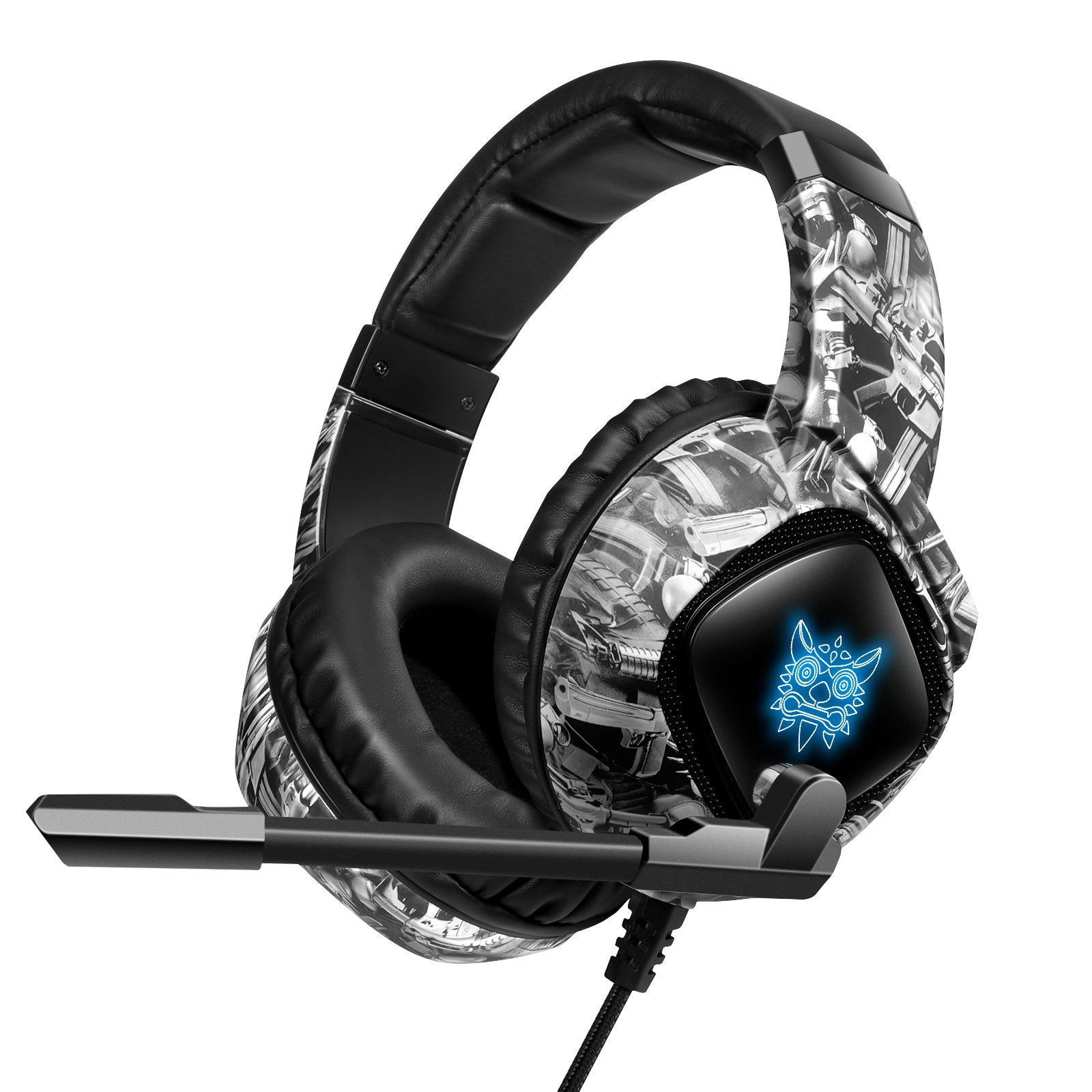 Professional Gaming Wired  Headphone with Mic LED Backlight-Veeddydropshipping