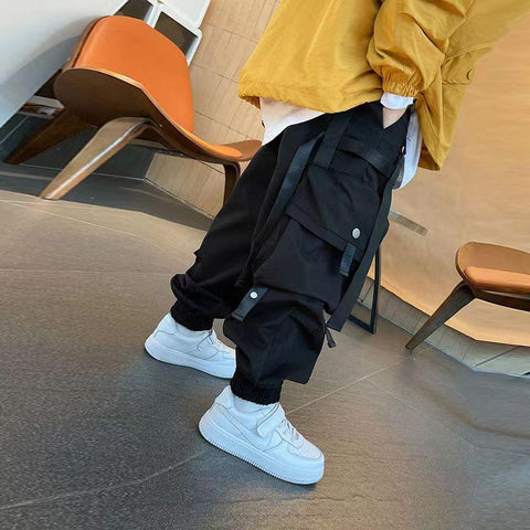 Children&#39;s Autumn Pants Boy Korean Version Handsome Overalls-TB01312-Veeddydropshipping