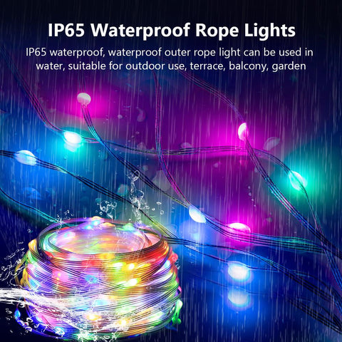 Wedding Decoration LED Smart Garland RGBIC String Lights Easter App-TI00928-Veeddydropshipping