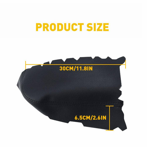 For Honda Pilot 2009-2015 Front Rear Door Armrest Leather Covers Black-AM00048-Veeddydropshipping