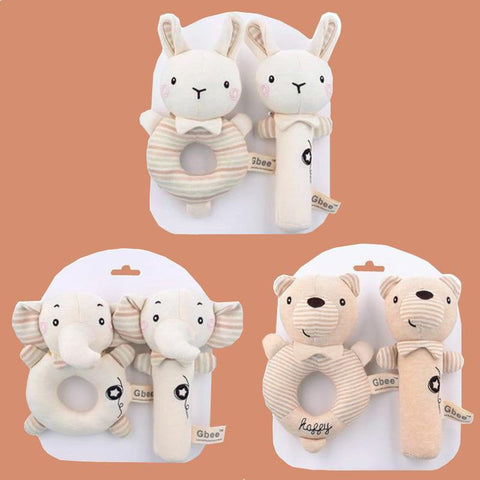 Newborn Baby Rattles Rabbit Bear Grab Ability Training Toys-TB00755-Veeddydropshipping