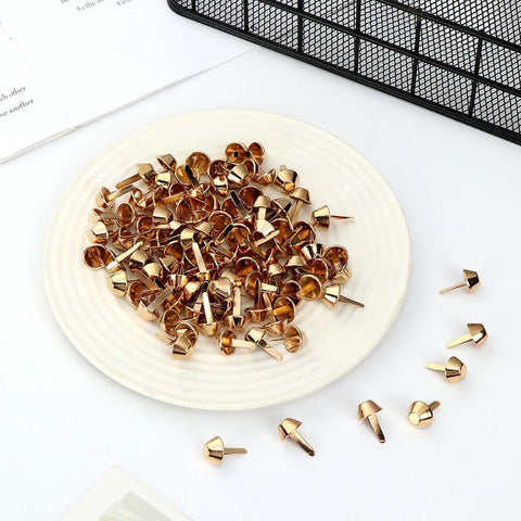 Pierced Jewelry Making Retro Rivets Metal Feet-BS00667-Veeddydropshipping