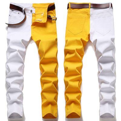 American style fashion stitching two-color blue and black-MF00439-Veeddydropshipping