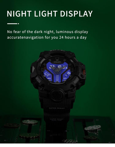 Sport Watch Dual Time Watch for MeN-JW00786-Veeddydropshipping