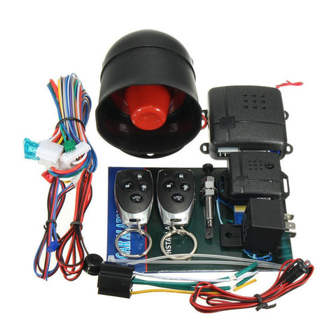 Universal 1-Way Car Alarm Vehicle System Protection Security System-AM00583-Veeddydropshipping