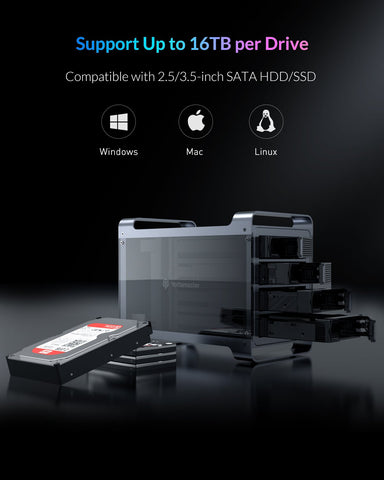 Hard Drive Enclosure RGB Fan-CO00945-Veeddydropshipping