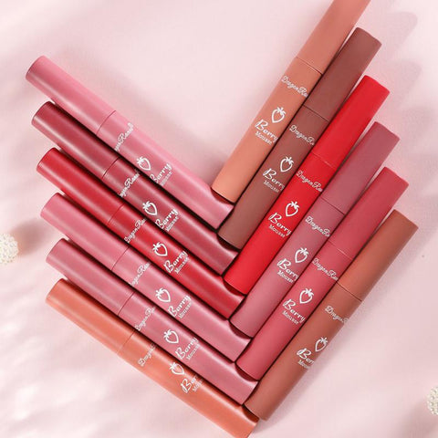 Matte Lip Gloss Long-lasting Velvet Lipstick-BH00658-Veeddydropshipping