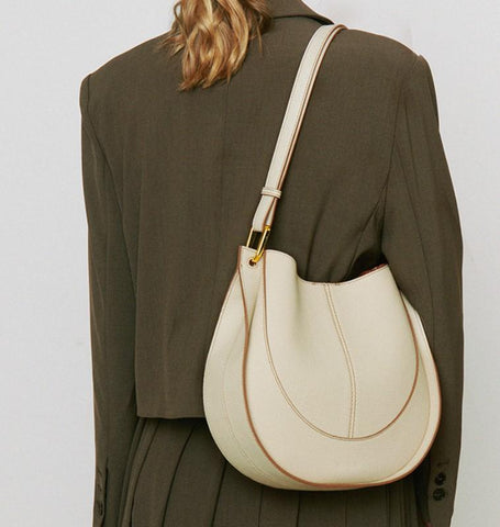 capacity cowhide Genuine leather Crossbody bags for women-BS00161-Veeddydropshipping