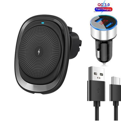 Magnetic Wireless Car Charger 15W Qi Car Charger-PA01110-Veeddydropshipping