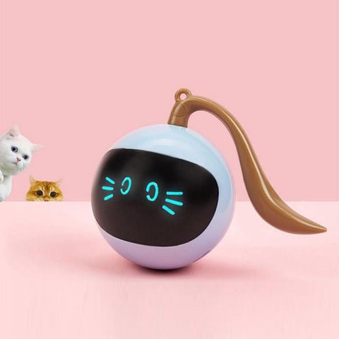 Automatic Smart Cat Toy USB Interactive Electric Jumping Ball-HA01455-Veeddydropshipping