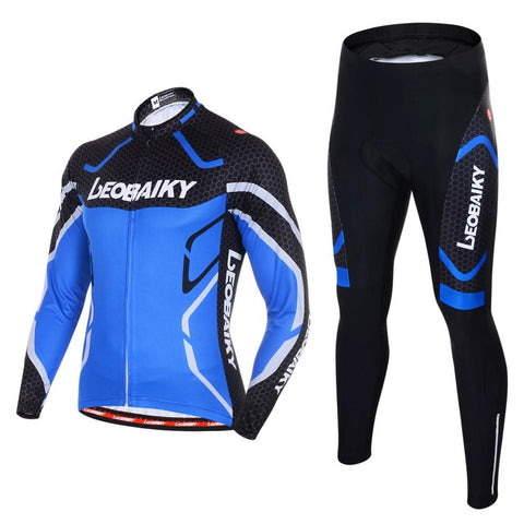 High Quality Pro Bicycle Jersey Long Sleeves Set Men Bike Clothing Mtb Cycle Wear -OS00974-Veeddydropshipping