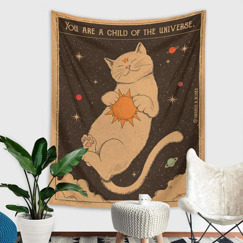 Sun Moon Tarot Tapestry Wall Hanging Room Decor-HA00213-Veeddydropshipping