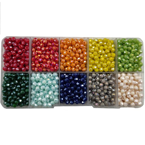 Czech Crystal Shiny Faceted Glass Beads for Jewelry Making Necklace-JW01527-Veeddydropshipping