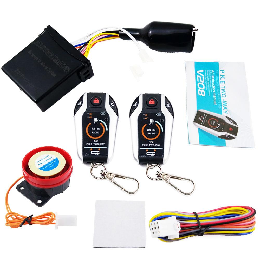 Universal 2-Way Motorcycle Alarm Device Anti-theft System Scooter-AM00599-Veeddydropshipping