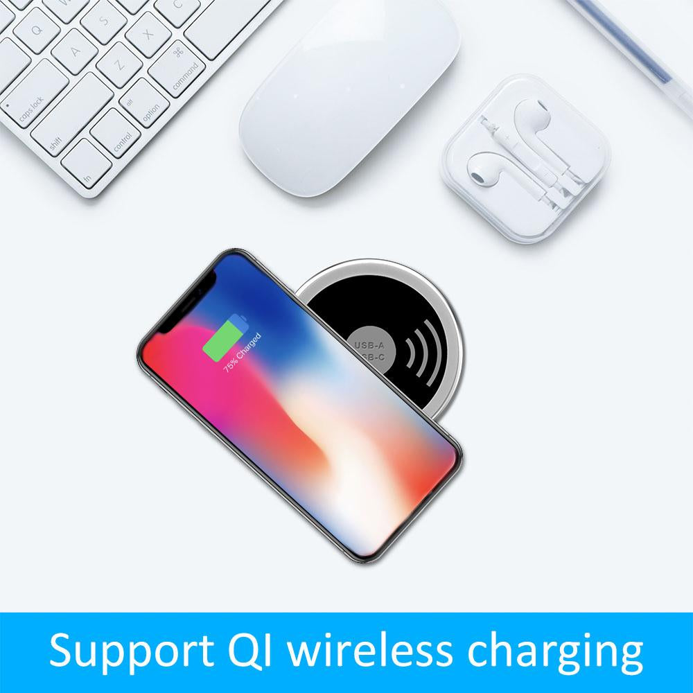 3 in 1 Desk Embeded Wireless Charger-Veeddydropshipping