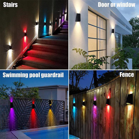 Solar Wall Lights Outdoor Fence Lights LED Waterproof Solar Stair-TI00844-Veeddydropshipping