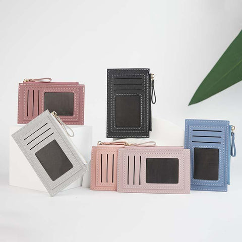 bank credit card holder, multi-slot ultra-thin coin purse, card holder-BS00637-Veeddydropshipping