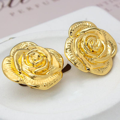 Jewelry Set Rose Flower Pattern Necklace Sets  -JW00376-Veeddydropshipping