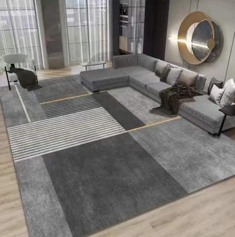 Simple Living Room Large Area Rug Bedroom Decor-HA00497-Veeddydropshipping