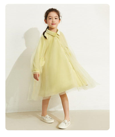 AMII Kids Girls Dresses Autumn Long Sleeve Aline Elegant Princess-TB00874-Veeddydropshipping