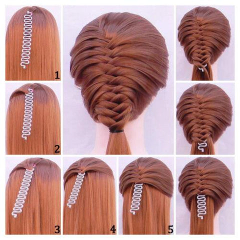 Hair Braiding Stick Band Twist Roll Styling Spiral-WF01087-Veeddydropshipping