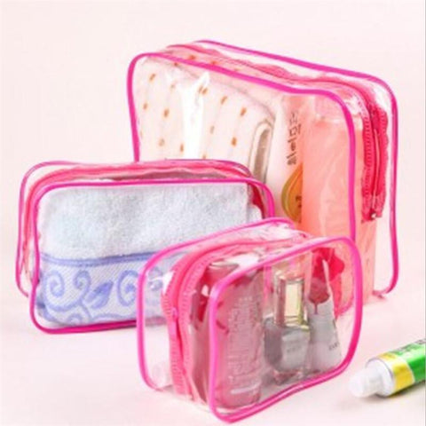 Clear Makeup Bags Beauty Case Travel Make Up Organizer-BS00542-Veeddydropshipping