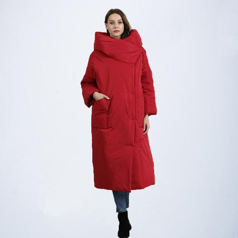 Winter Womens Oversized Hooded Parkas Coats-Veeddydropshipping