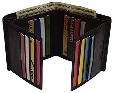 Men's Dual Credit Card ID Flap Bifold-MF00778-Veeddydropshipping