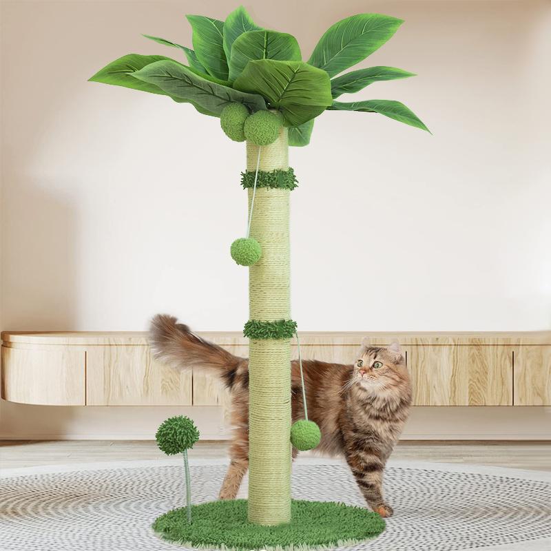 Cat Scratching Post Tall Scratching Post-HA01448-Veeddydropshipping