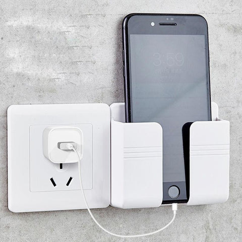 Multifunction Mobile Phone Charging Holder Bracket Wall Mount Stand Adhesive Durable-PA00541-Veeddydropshipping