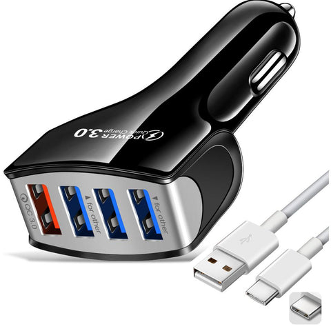 Car Usb Adapter 35W Quick Charger Station-Veeddydropshipping
