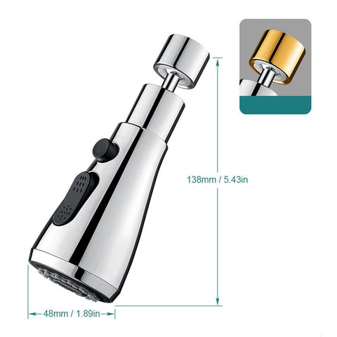 Adjustable 360 Rotatable Kitchen Faucet-TI00644-Veeddydropshipping