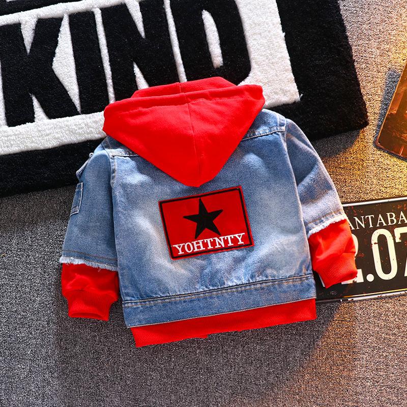 Spring Autumn Denim Jacket Boy Girl Korean Version-Veeddydropshipping