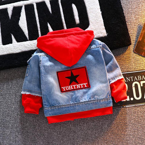 Spring Autumn Denim Jacket Boy Girl Korean Version-Veeddydropshipping