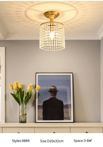 Modern Crystal Ceiling Chandelier LED Light Fixture-TI00272-Veeddydropshipping