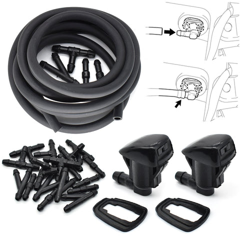 2X Front Windshield Wiper Washer Jet Nozzle Kit For Jeep Grand-AM00213-Veeddydropshipping