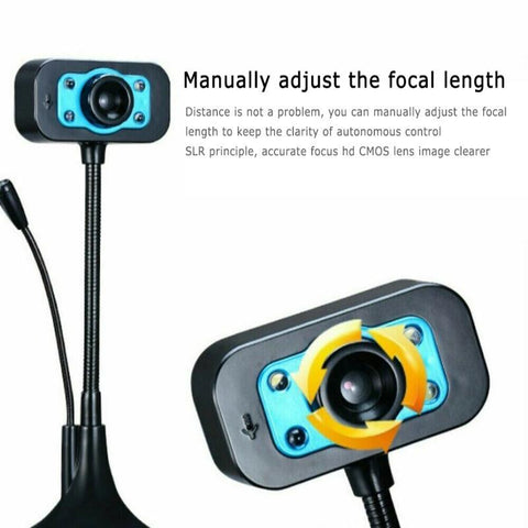 Web Cameran Microphone  Video Calling Conferencing Work-CO00250-Veeddydropshipping