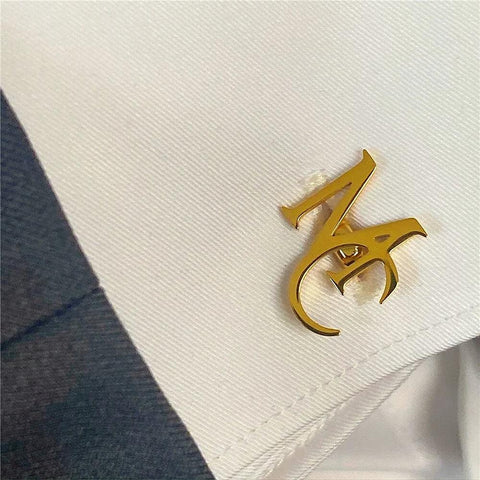 Stainless Steel Mens 2-3 Name Initials Cufflinks Fashion Customized-JW01301-Veeddydropshipping