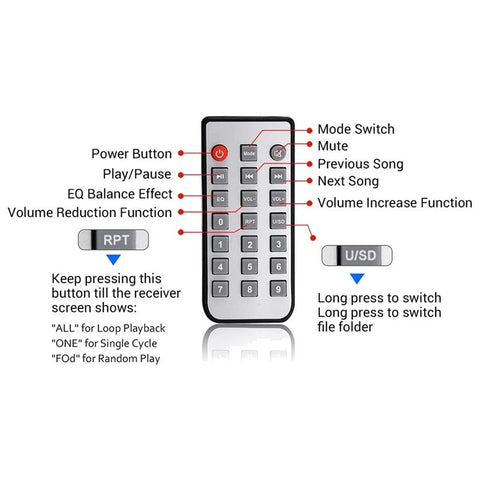 Bluetooth Audio Receiver Digital Music Player-Veeddydropshipping